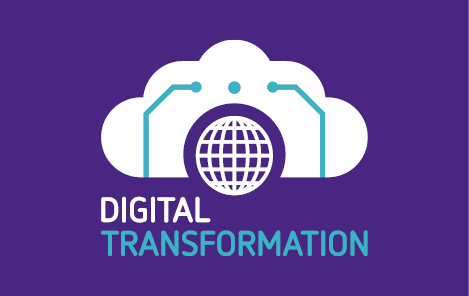 Digital transformation project icon