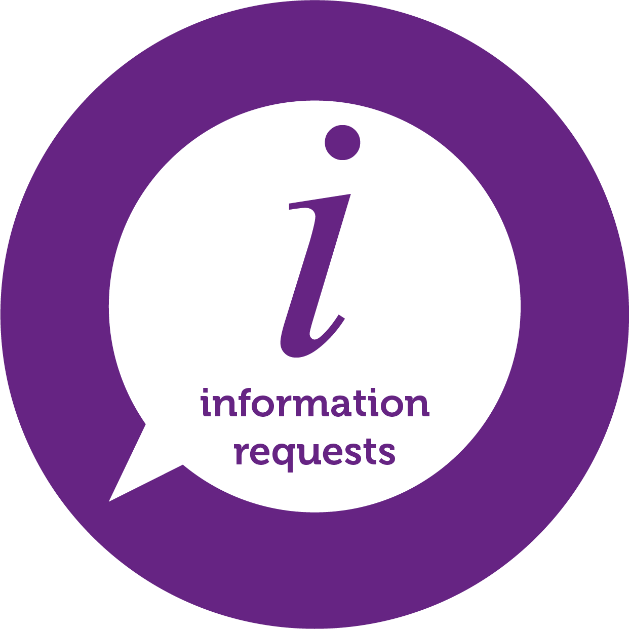 Information requests INFO GOV 002