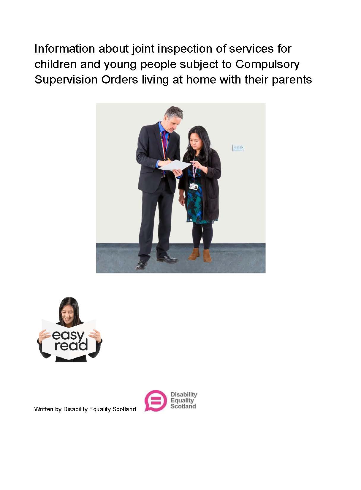 Easyread information Page 1